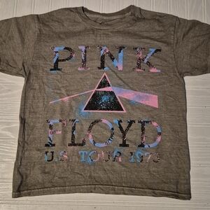 Pink Floyd US Tour 1973 Graphic Print Womens Girls Appears To Be A Crop Top